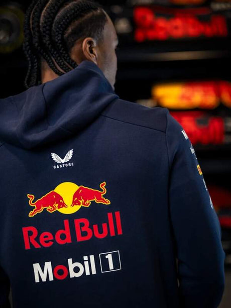 Oracle Red Bull Racing team hoodie with sponsor logos