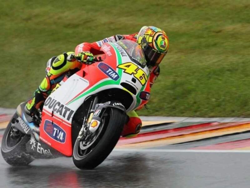 Helmmodell Valentino Rossi MotoGP Ducati 2012