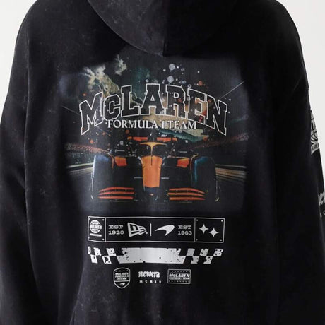 McLaren F1 Freizeit-Sweatjacke NE GRPHC schwarz washed