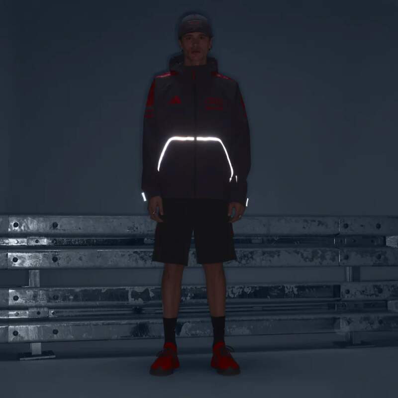Audi Revolut F1 x Adidas leichte Jacke grau mit Sponsorenlogos - Team Edition