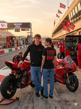 Herren-T-Shirt Ducati Corse schwarz - 100th years DUCATI Edition