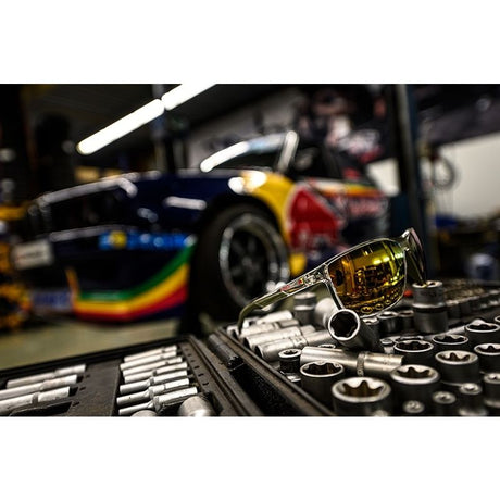 Red Bull Spect DRIFT sunglasses grey with smoke lenses