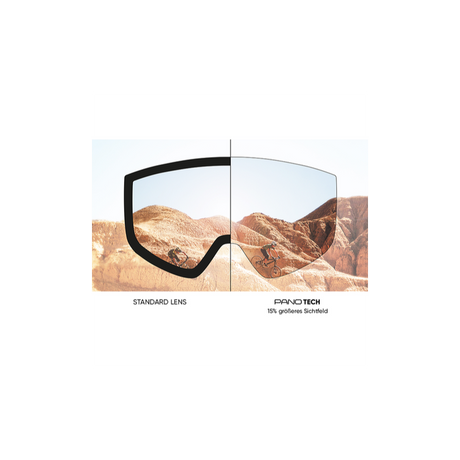Red Bull Spect Motocrossbrille STRIVE S rot mit rotem Glas