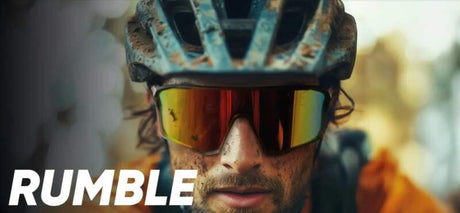 Red Bull Spect Sonnenbrille RUMBLE schwarz mit blau-violettem Glas