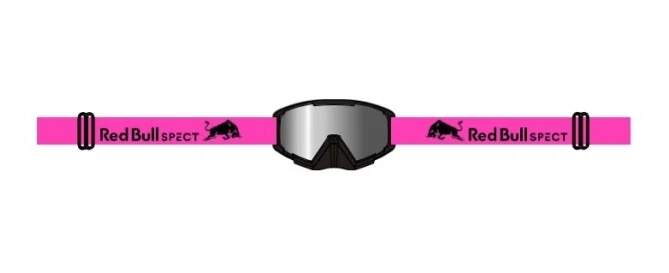 Red Bull Spect Motocrossbrille WHIP schwarz mit silbernem Glas