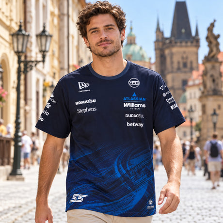 Williams F1 Team #55 Carlos Sainz T-Shirt – Team Edition – Illustrationsfoto (KI)