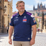 Yamaha Pramac Team Polo with Sponsor Logos – illustrative photo (AI)