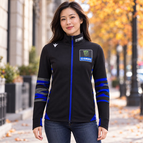 Yamaha Racing MotoGP Fan-Sweatshirt – Schwarz – Illustrationsfoto (KI)